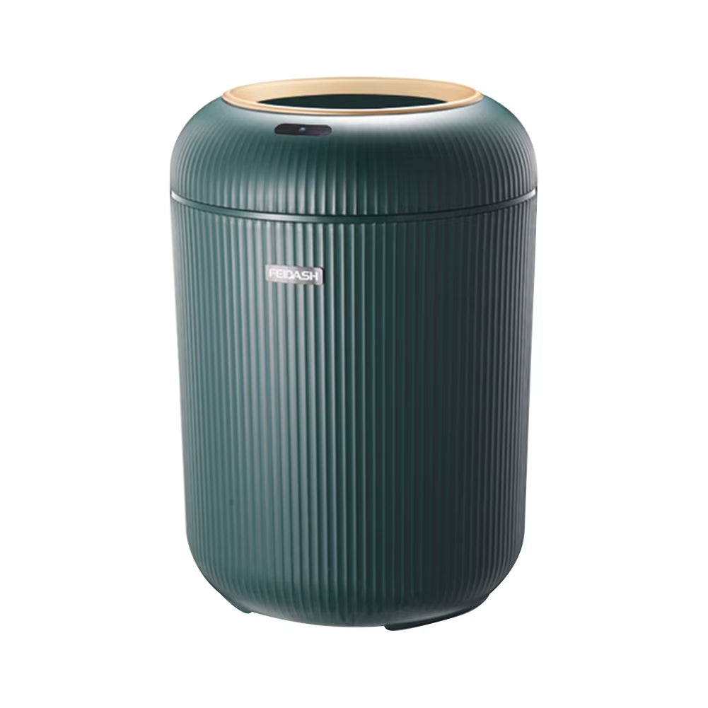 9.5L/10L Universal Wooden High Foot Trash Can Automatic Sensor Trash Can Wastebasket for Bathroom Kitchen Living Room Smart Home