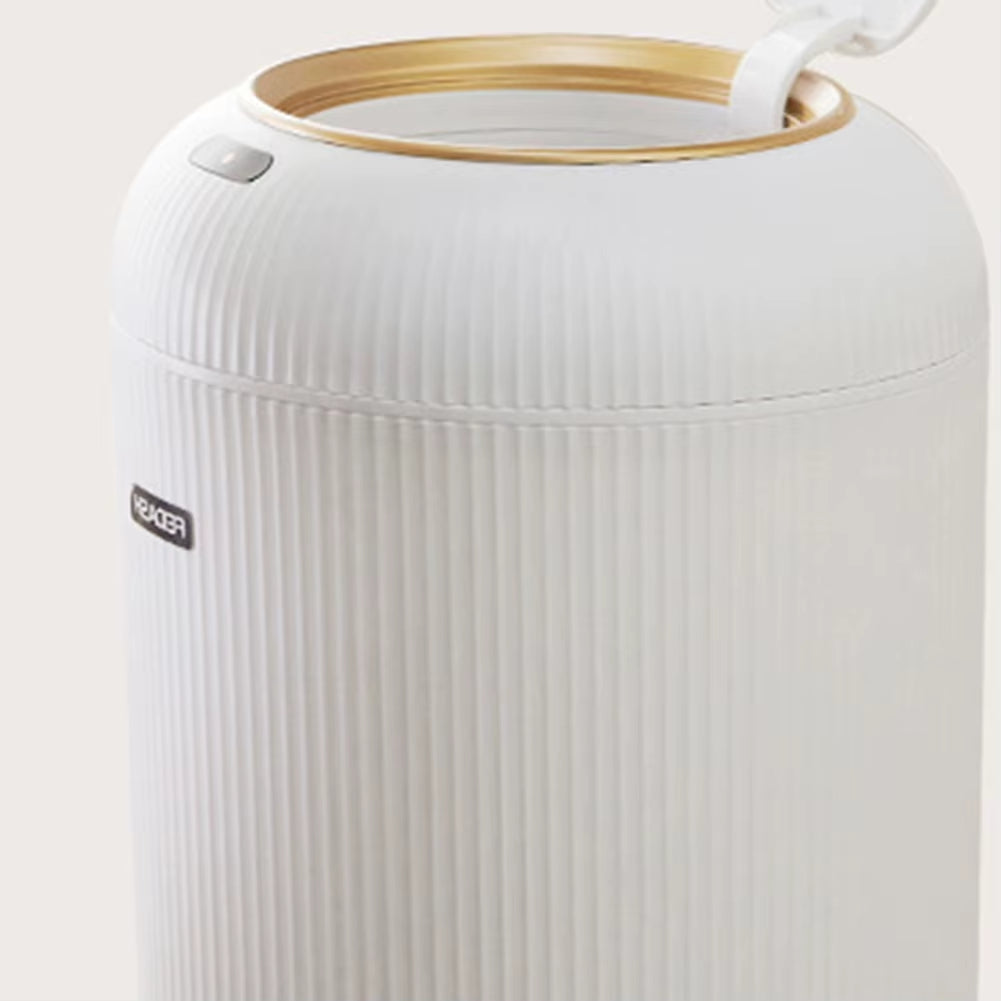 9.5L/10L Universal Wooden High Foot Trash Can Automatic Sensor Trash Can Wastebasket for Bathroom Kitchen Living Room Smart Home