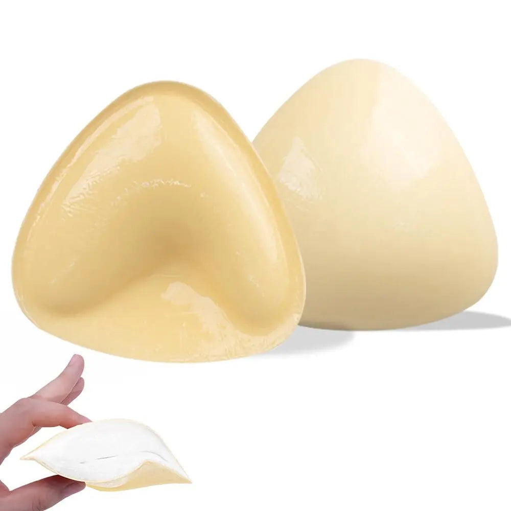 2024 New Hot Double Sided Adhesive Sticky Bra Inserts Push up Thick Sponge Breast Lift Pads Women Swimsuit Bikini Cup Enhancer