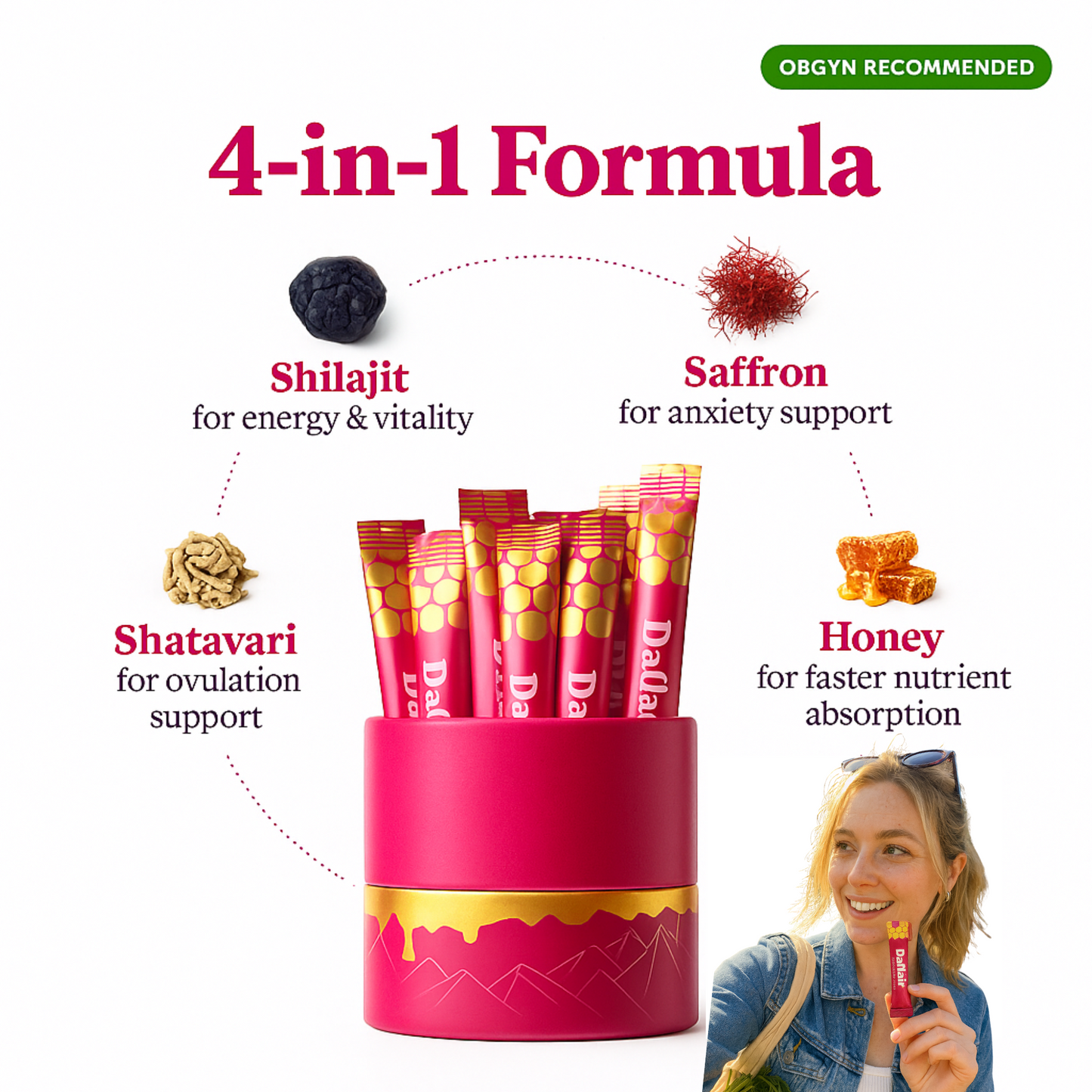 She-Lajit Strawberry Honey Sticks
