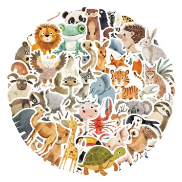 Animal Stickers (50pc)