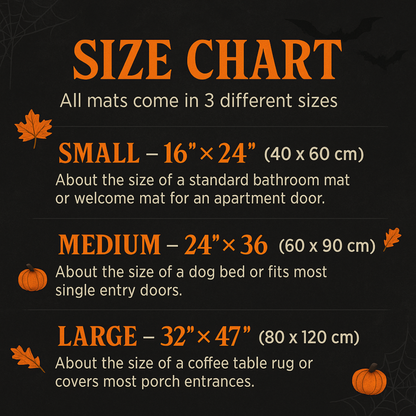 Funny Halloween Mat