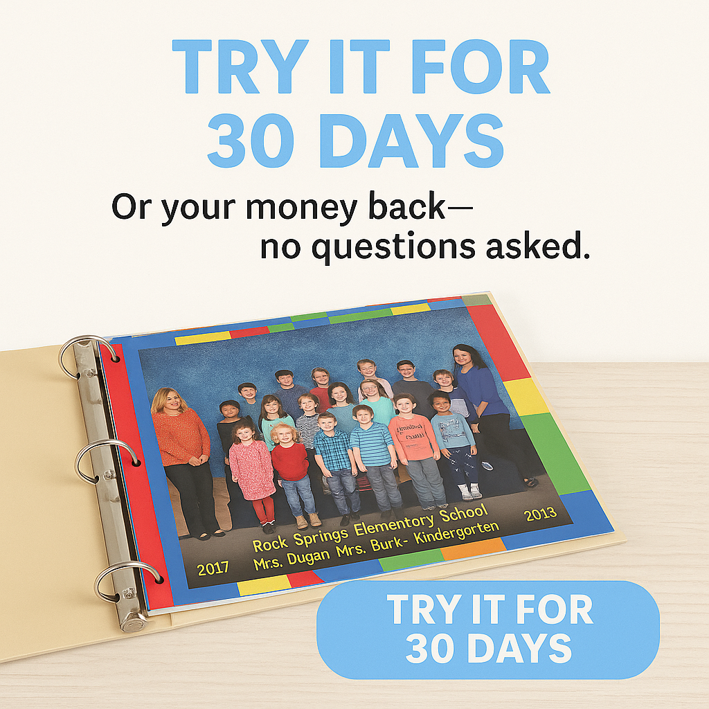 Class Keeper School Memory Book