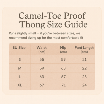 Camel-Toe Proof Underwear For Women