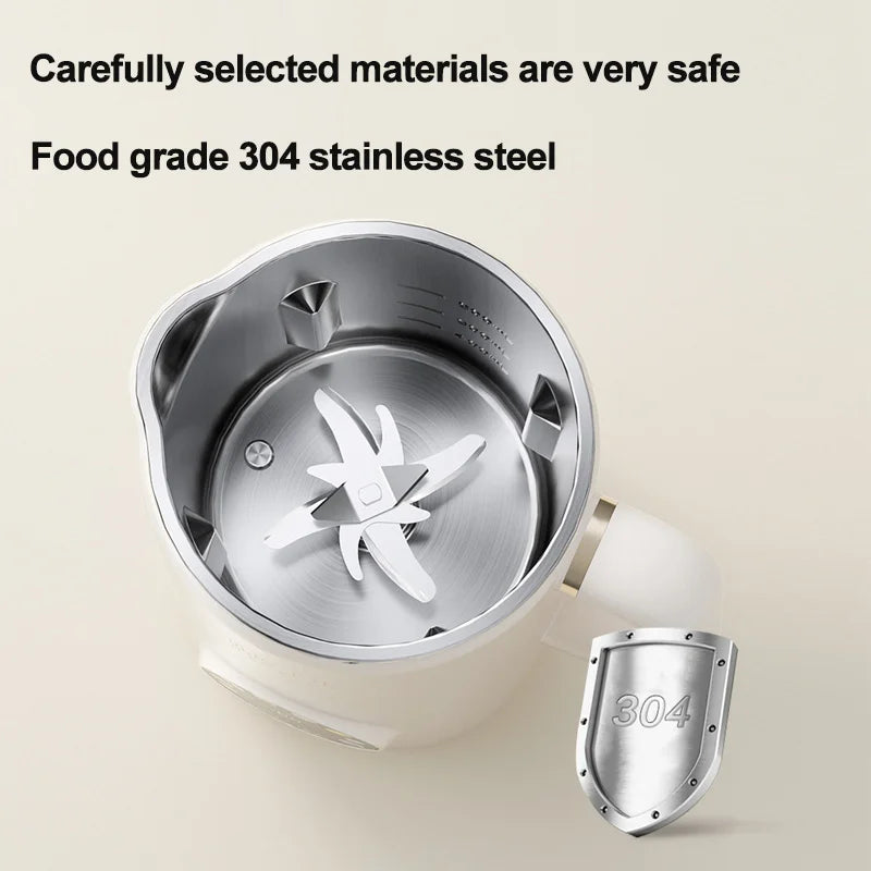 Intelligent Soybean Milk Machine Electric Soybean Filter-Free Soy Milk Maker Mixer Food Blender Maker Rice Paste Maker Kettle