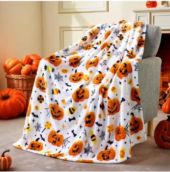 Pumpkin Throw Blanket